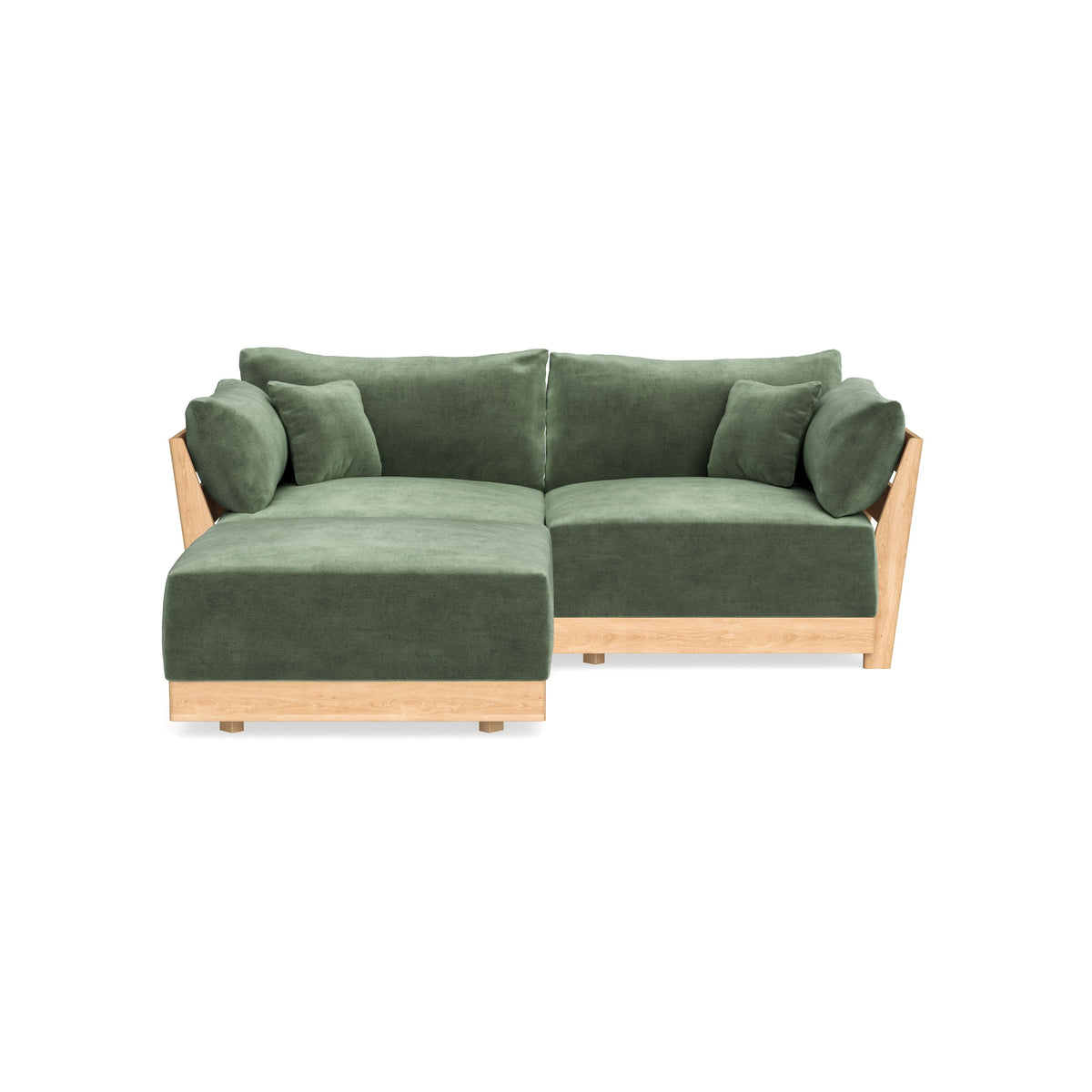 Slipcover Only - Modular Bondi 2-Seater Sectional in Rosemary Vintage Velvet