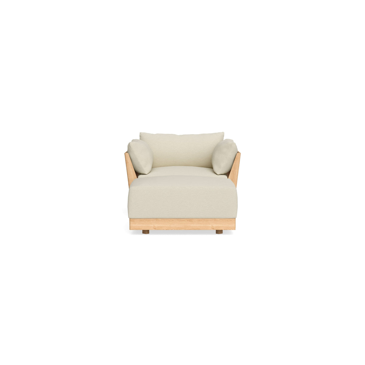 Slipcover Only - Modular Bondi Armchair + Ottoman in Parchment – Inside ...